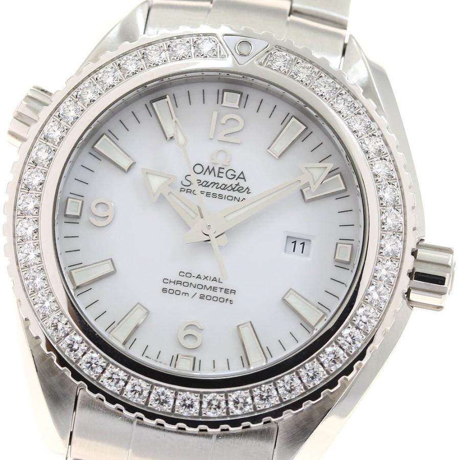 ☆美品★箱付き【OMEGA】オメガ シーマスター プラネットオーシャン ダイヤベゼル 232.15.38.20.04.001 自動巻き ボーイズ_697503 OMEGA（オメガ） OMEGA 232.15.38.20.04.001 シーマスター プラネット
