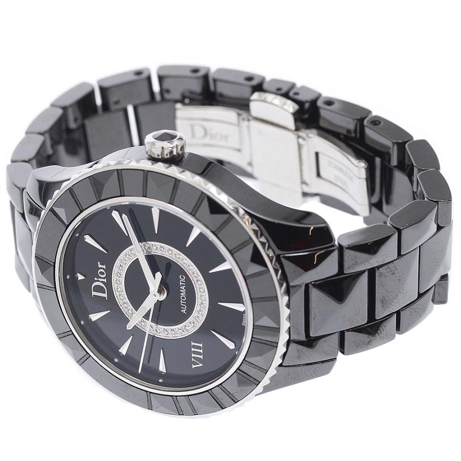 ディオール Dior CD1245E0 VIII ダイヤ 自動巻き メンズ 良品 _931005