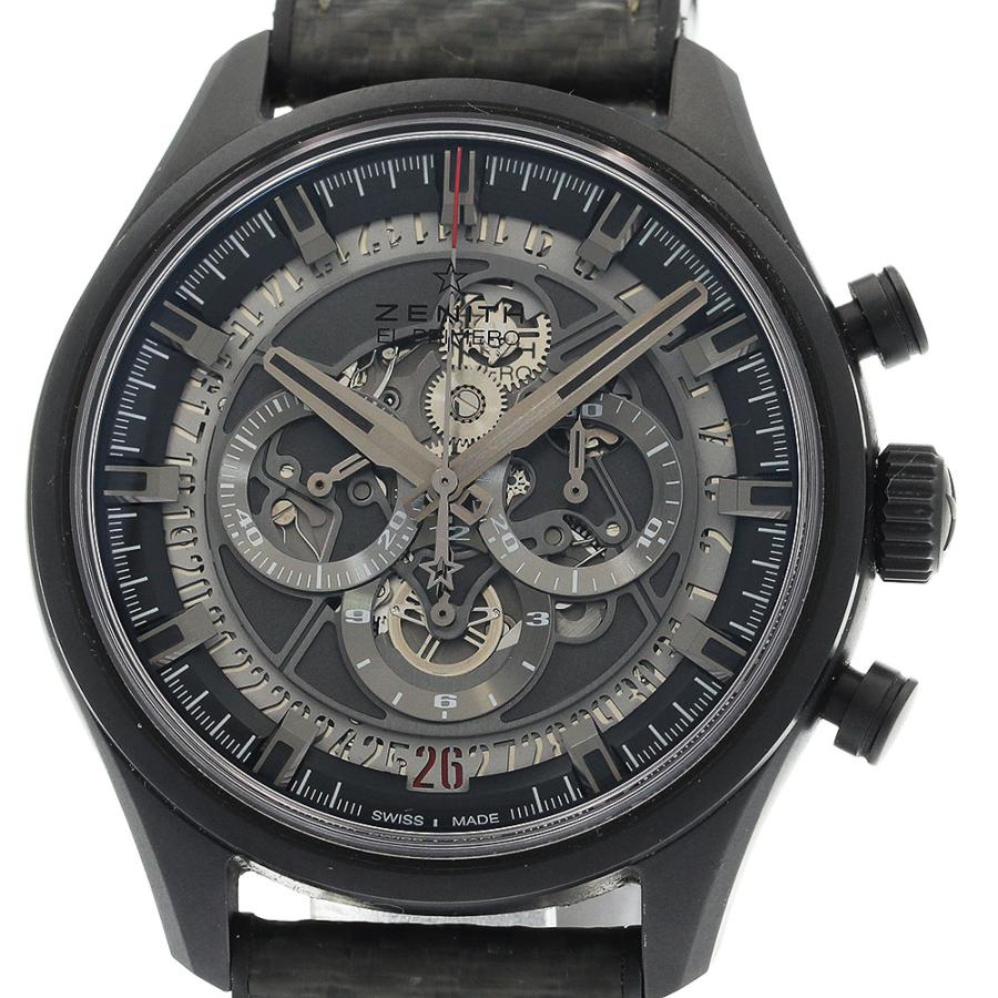 ゼニス ZENITH 49.2520.400 クロノマスター エルプリメロ 400B スケルトン 自動巻き メンズ 美品 _931733 ZENITH（ゼニス） ZENITH 49.2520.400 クロノマスター エルプリメロ