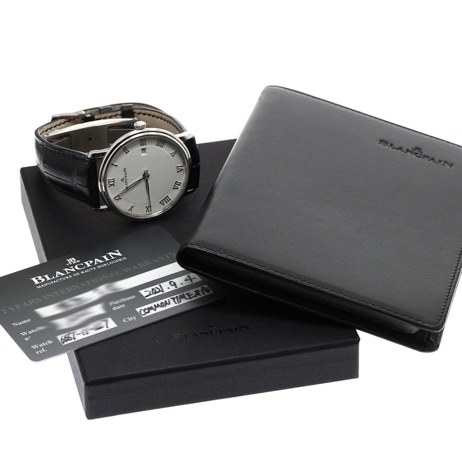 ブランパン Blancpain 6651-1127-5513 ヴィルレ ウルトラスリム デイト 自動巻き メンズ 良品 保証書付き_931806 BLANCPAIN（ブランパン） Blancpain 6651-1127-5513 ヴィルレ ウルトラ