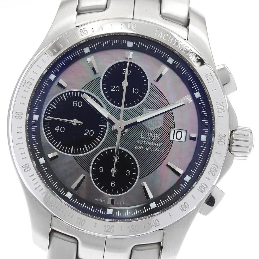 タグホイヤー TAG HEUER CJF211M リンク ムーンパール クロノグラフ 日本限定350本 自動巻き メンズ 保証書付き_931888 TAG HEUER（タグ・ホイヤー） TAG HEUER CJF211M リンク ムーンパール