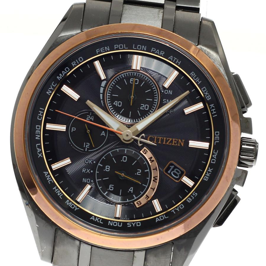 シチズン CITIZEN AT8046-51E/H804-T024131 アテッサ 100周年記念モデル デイト ソーラー電波 メンズ 箱付き_932201 CITIZEN（シチズン） CITIZEN AT8046-51E/H804-T024131 アテッサ 100