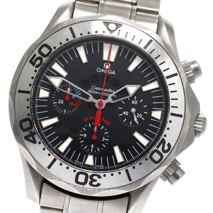 ベルト訳あり オメガ OMEGA 2269.52 シーマスター300 レーシング クロノグラフ 自動巻き メンズ _932343 OMEGA（オメガ） ベルト訳あり OMEGA 2269.52 シーマスター300