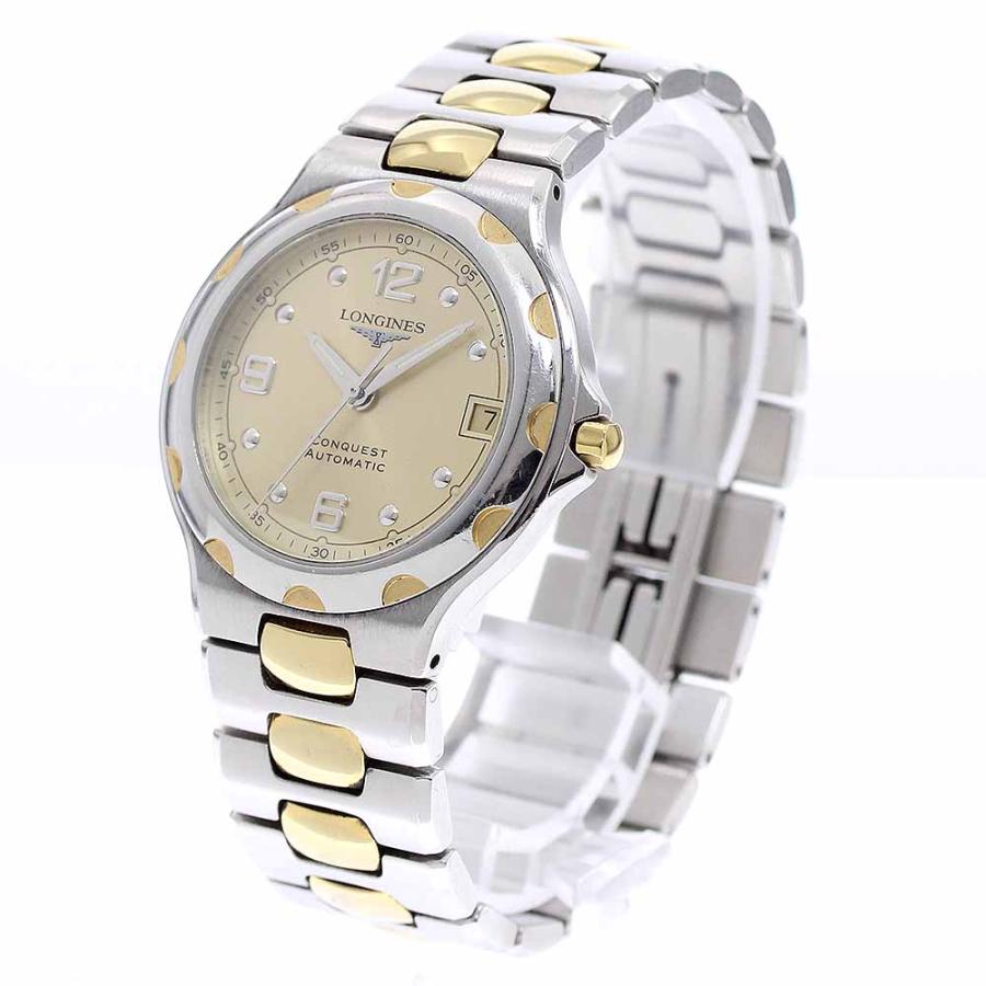 ロンジン LONGINES L1.635.3 コンクエスト デイト 自動巻き メンズ 保証書付き_932832 LONGINES（ロンジン） LONGINES L1.635.3 コンクエスト デイト 自動