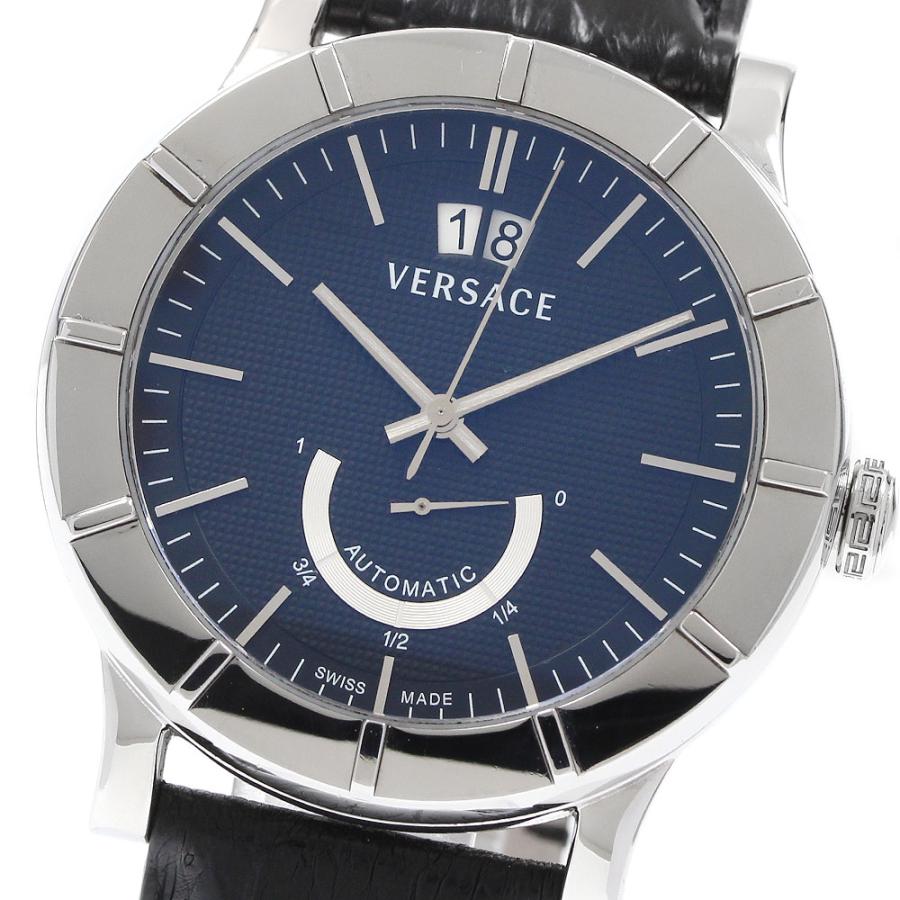 ヴェルサーチ VERSACE 18A99D009S09 アクロン デイト パワーリザーブ 自動巻き メンズ 保証書付き_932849【ev10】