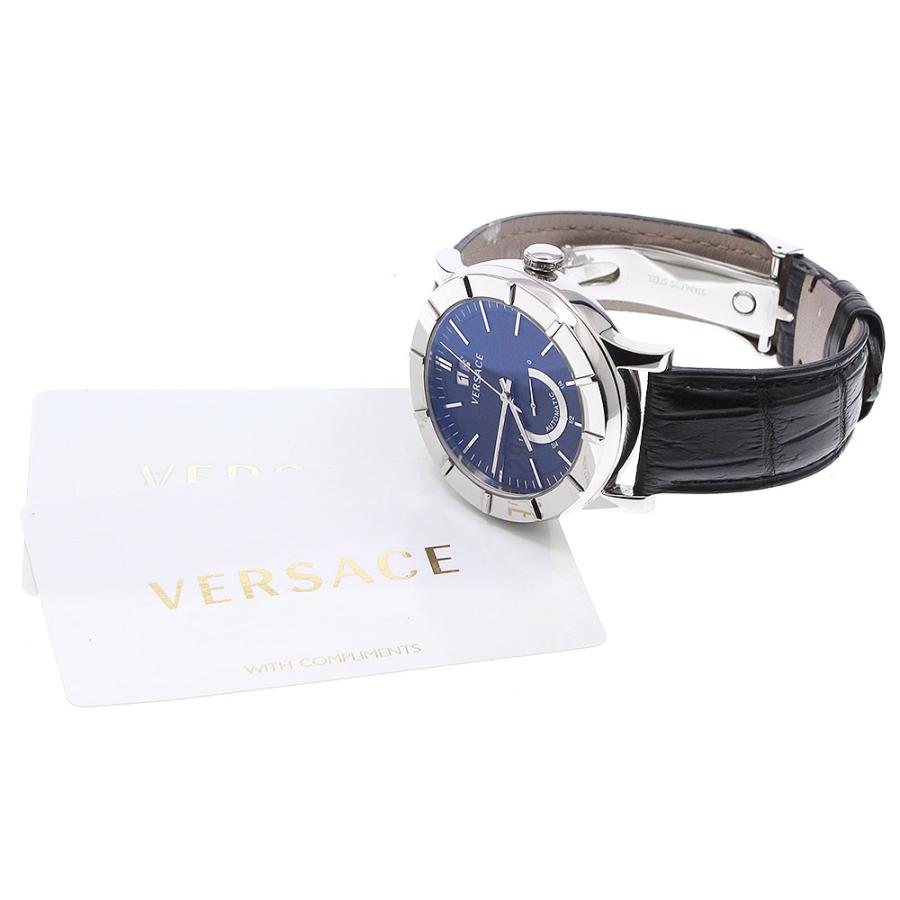ヴェルサーチ VERSACE 18A99D009S09 アクロン デイト パワーリザーブ 自動巻き メンズ 保証書付き_932849【ev10】の画像