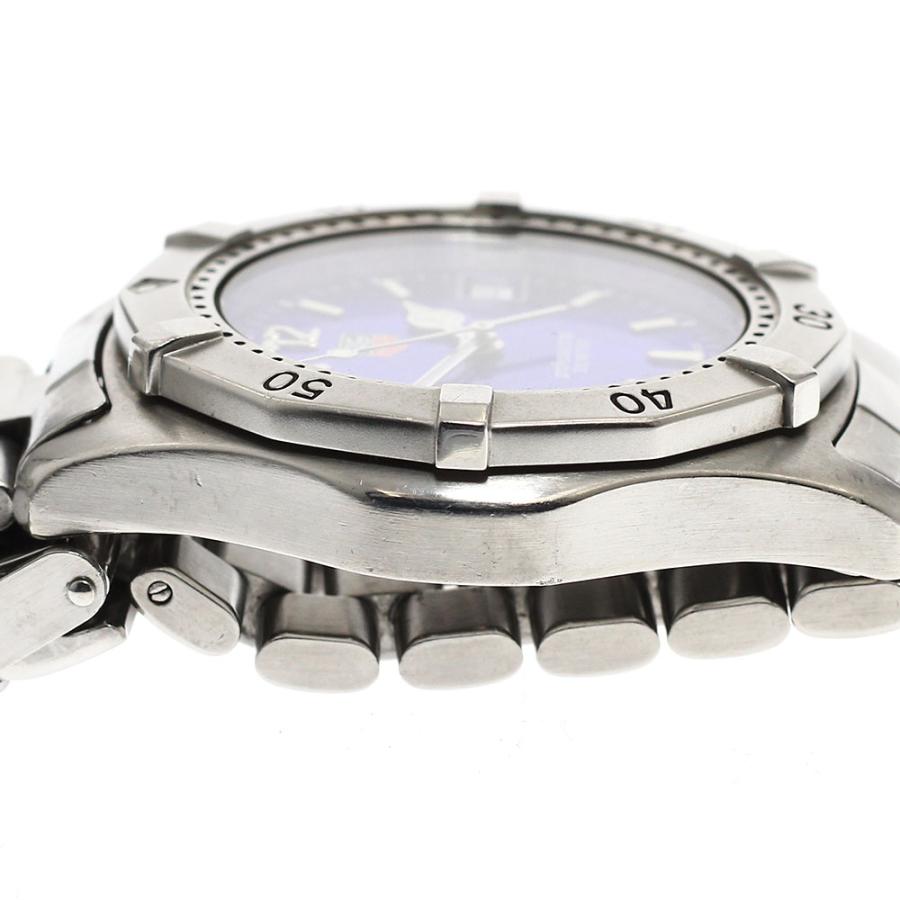 美品✨　タグホイヤー　WK1116 プロフェッショナル　ブルー文字盤　シルバー 美品✨ タグホイヤー WK1116 プロフェッショナル ブルー文字盤