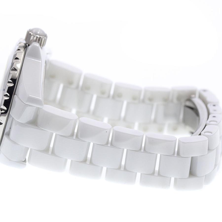 シャネル CHANEL J12 33mm H2422 レディース 腕時計 8P ダイヤ ホワイトシェル 文字盤 ホワイト セラミック クォーツ ウォッチ VLP 90203590 シャネル J12 ホワイトセラミック 8Pダイヤインデックス 33MM クォーツ