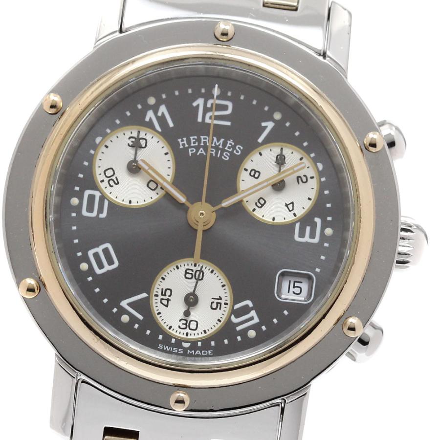 エルメス HERMES CL1.320 クリッパークロノ デイト クォーツ レディース _933565 HERMES（エルメス） HERMES CL1.320 クリッパークロノ デイト クォーツ