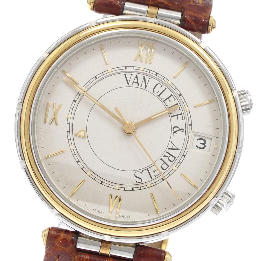 ヴァンクリーフ＆アーペル Van Cleef & Arpels 423.003 メメント スポーツ1 デイト 手巻き メンズ 保証書付き_933772 Van Cleef ＆ Arpels（ヴァンクリーフ ＆ アーペル） Van Cleef