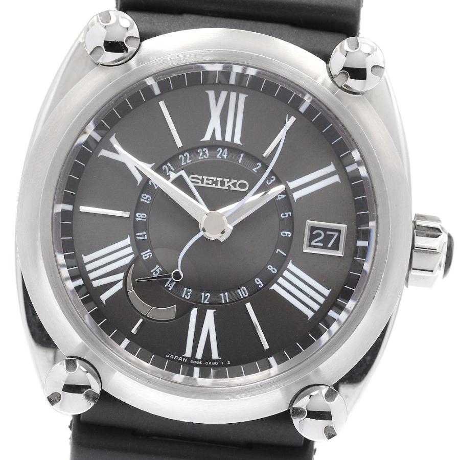 セイコー SEIKO SBLA003/5R66-0AB0 ガランテ GMT パワーリザーブ デイト スプリングドライブ メンズ _818676【ev10】 SEIKO（セイコー） SEIKO SBLA003/5R66-0AB0 ガランテ GMT パワー