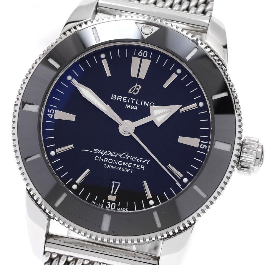 ブライトリング BREITLING AB2030 スーパーオーシャン ヘリテージII B20 デイト 自動巻き メンズ 美品 保証書付き_961999 ブライトリング（BREITLING） BREITLING AB2030 スーパーオーシャン
