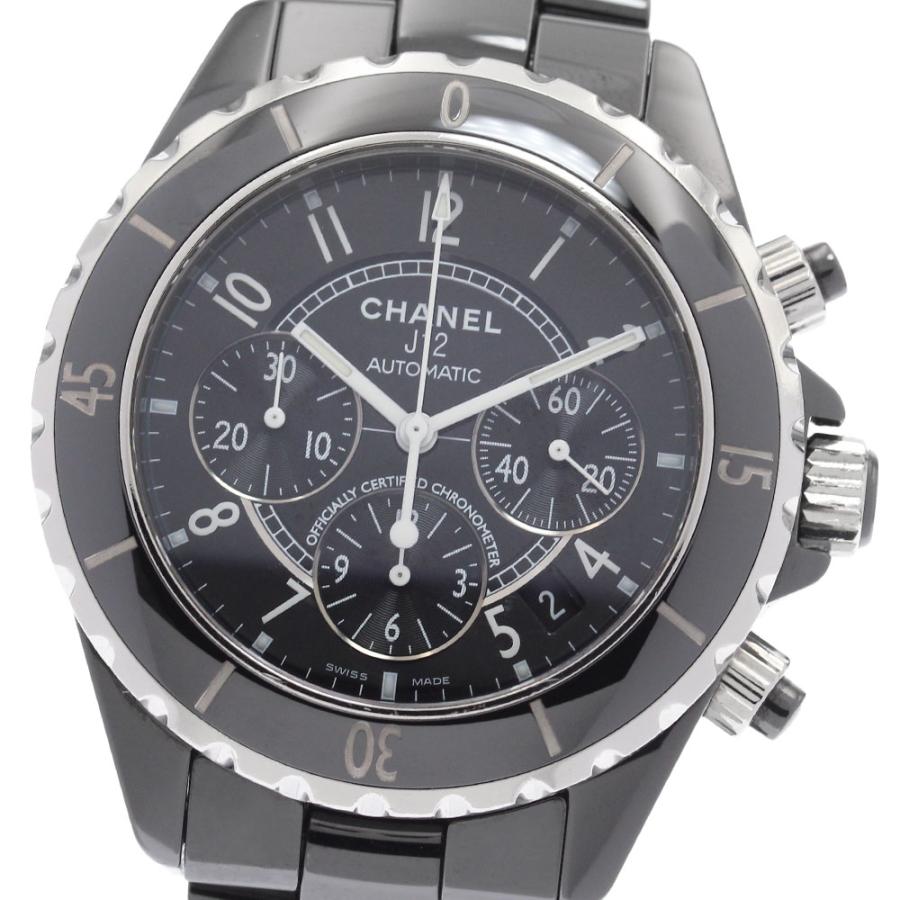 シャネル CHANEL H0940 J12 黒セラミック 41MM クロノグラフ 自動巻き メンズ _842506 CHANEL（シャネル） CHANEL H0940 J12 41MM 黒セラミック クロノグラフ