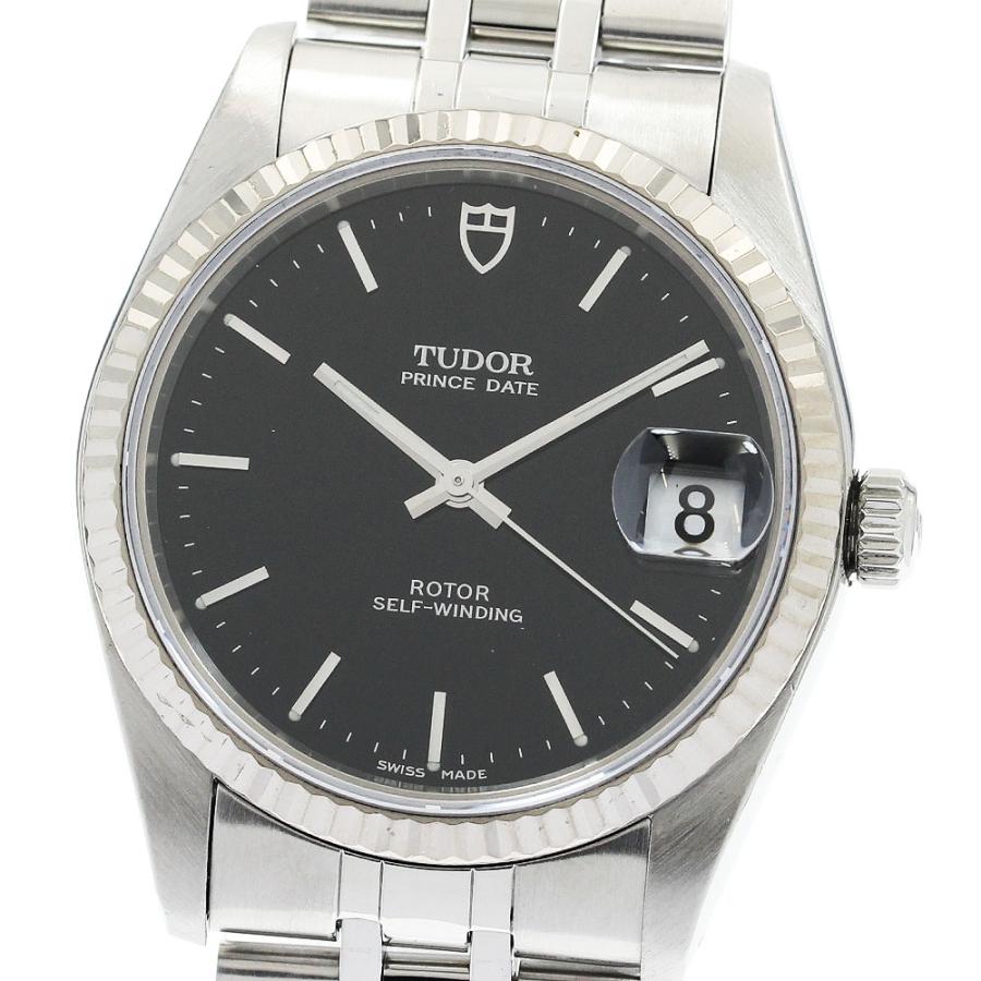 チュードル TUDOR 74034 プリンスデイト 10Pダイヤ WGベゼル 自動巻き メンズ 保証書付き_962017 TUDOR（チューダー） チュードル TUDOR 74034 プリンスデイト WGベゼル