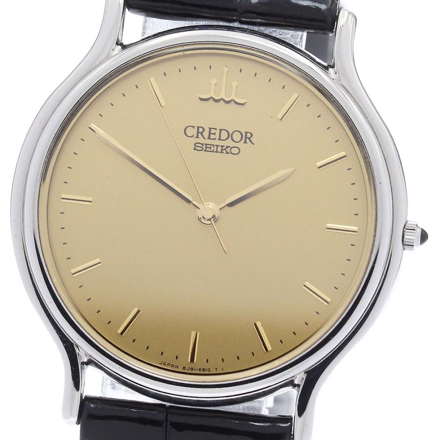 【新品・付属品全て有】SEIKO CREDOR GCAR051 メンズ腕時計 Seiko Credor GCAR051 8J81-6A30 Mens Watch Gold Dial for $517 for