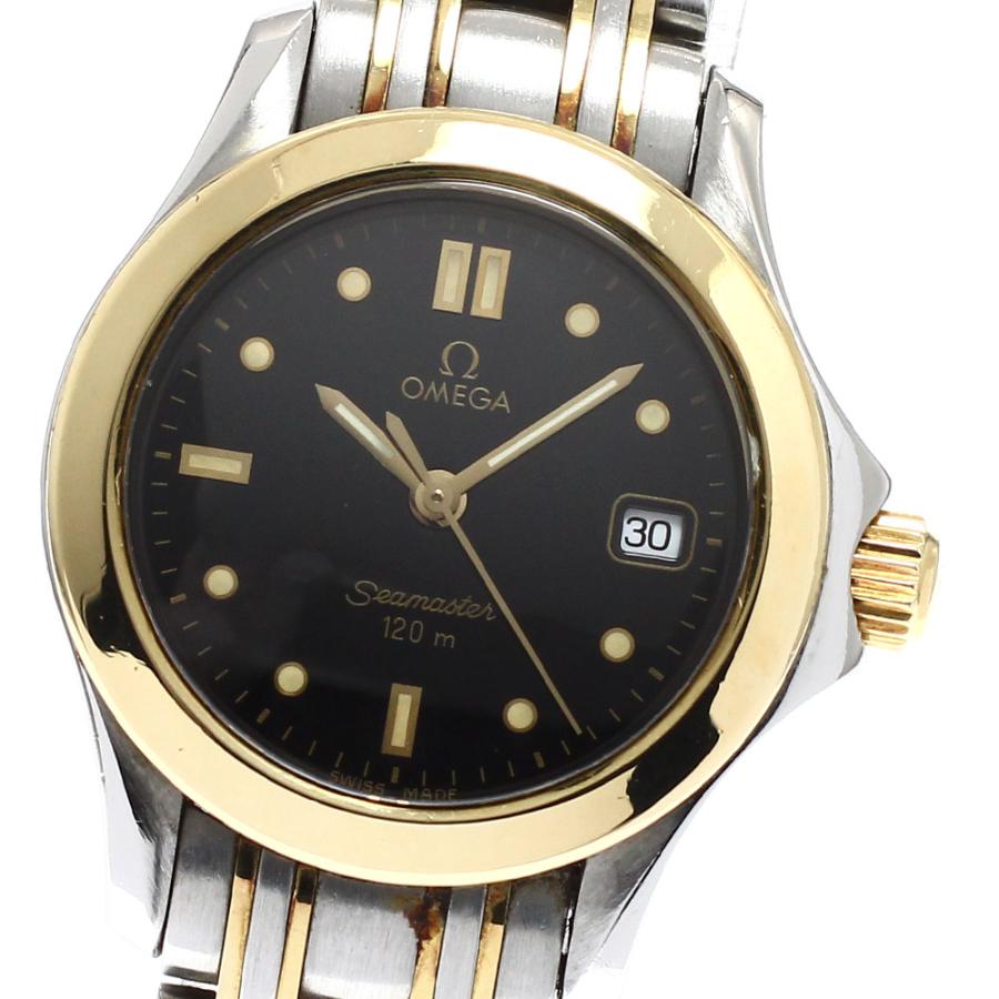 ✨OMEGA✨オメガ✨シーマスター✨クォーツ✨コンビ ✨デイト✨腕時計✨ OMEGA（オメガ） OMEGA 2381.50 シーマスター120 デイト YGコンビ
