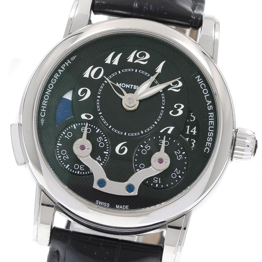 モンブラン MONTBLANC 106488 スター ニコラ リューセック モノプッシャー クロノグラフ GMT 自動巻き メンズ 保証書付き_935123 MONTBLANC（モンブラン） MONTBLANC 106488 スター ニコラ