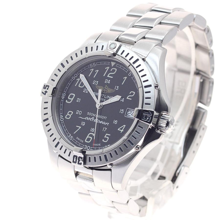 ブライトリング BREITLING A64350 コルトオーシャン クォーツ メンズ 良品 _935125の画像