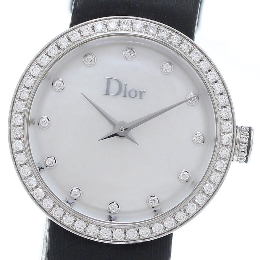 ディオール Dior CD047111-J ラ ディ ドゥ 12P ダイヤベゼル クォーツ