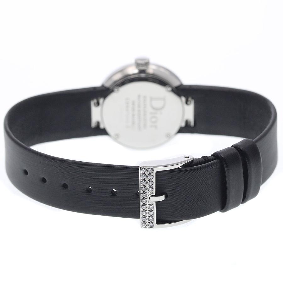 ディオール Dior CD047111-J ラ ディ ドゥ ディオール 12P ダイヤベゼル クォーツ レディース 極美品 _935322 ディオール Dior CD047111-J ラ ディ ドゥ 12P ダイヤベゼル クォーツ