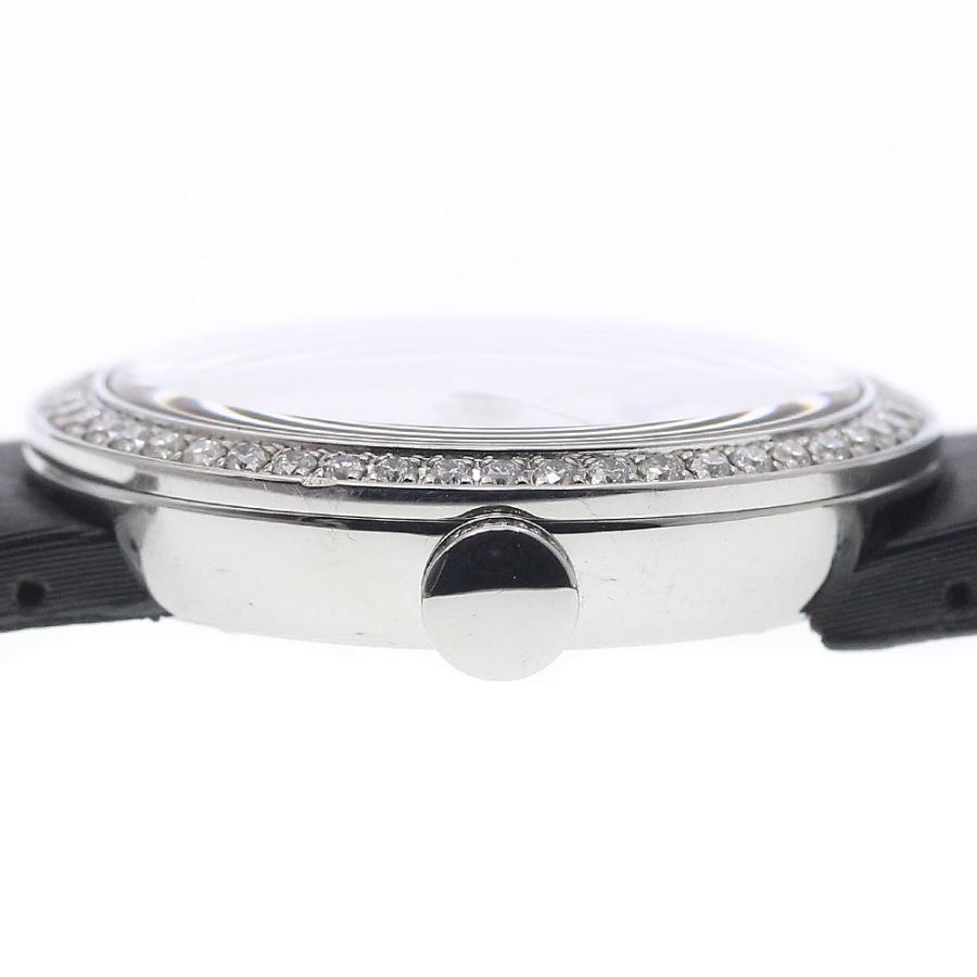 稼動品　美品　クリスチャンディオール　Dior シェル　12Pダイヤ　腕時計 ディオール Dior CD047111-J ラ ディ ドゥ 12P ダイヤベゼル クォーツ