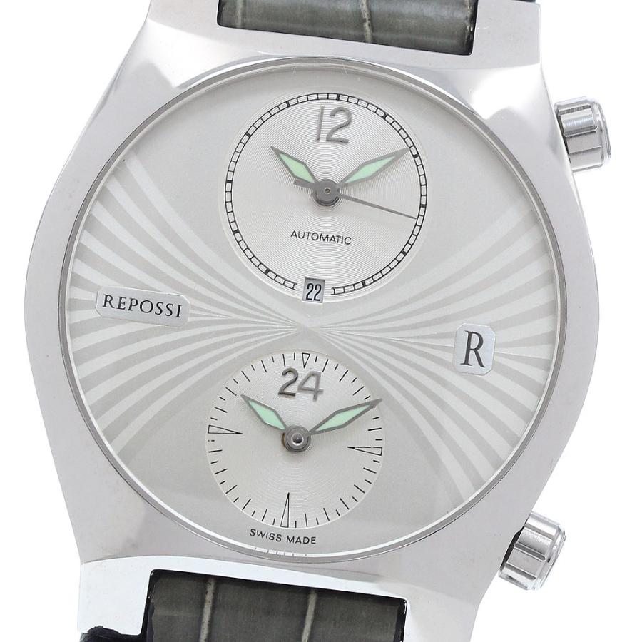 中古(傷や汚れあり) レポシ REPOSSI R8 コンテンポラリーシリーズ デイト 自動巻き メンズ 箱付き_935357 中古(傷や汚れあり)
