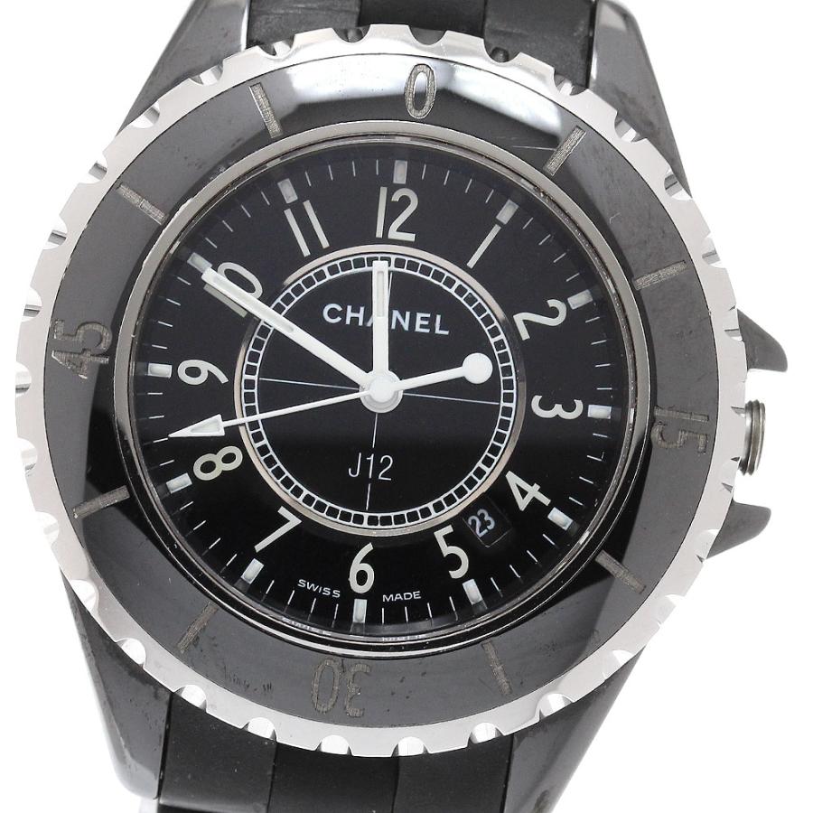 【期間限定値下】CHANEL J12　セラミック H0681 CHANEL（シャネル） ジャンク CHANEL H0681 J12 黒セラミック デイト