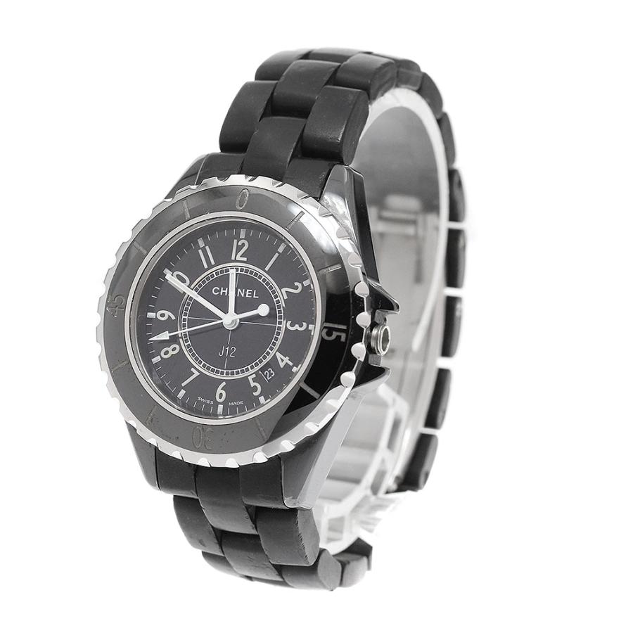 【期間限定値下】CHANEL J12　セラミック H0681 CHANEL（シャネル） ジャンク CHANEL H0681 J12 黒セラミック デイト