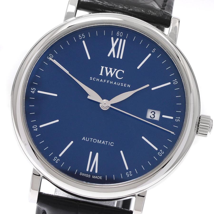 IWC SCHAFFHAUSEN IW356518 ポートフィノ 150イヤーズ デイト 自動巻き メンズ 良品 保証書付き_831011 IWC SCHAFFHAUSEN（IWCシャフハウゼン） IWC IWC SCHAFFHAUSEN