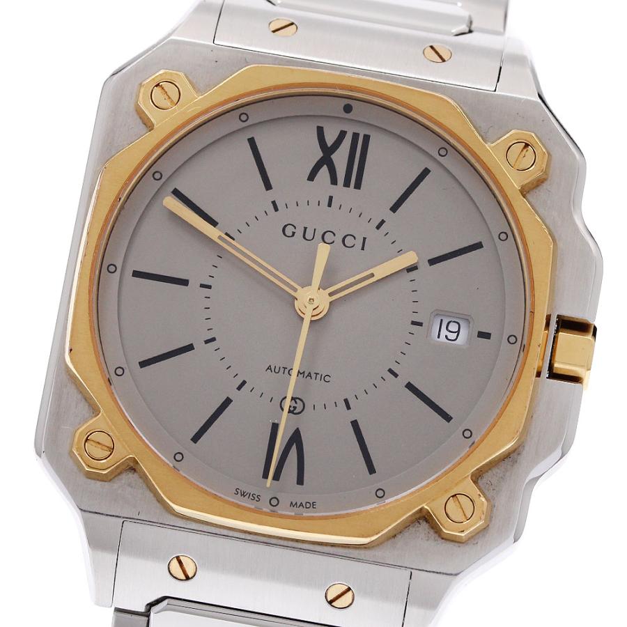 GUCCI（グッチ） GUCCI YA166403 G-Flat デイト 自動巻き メンズ 良品