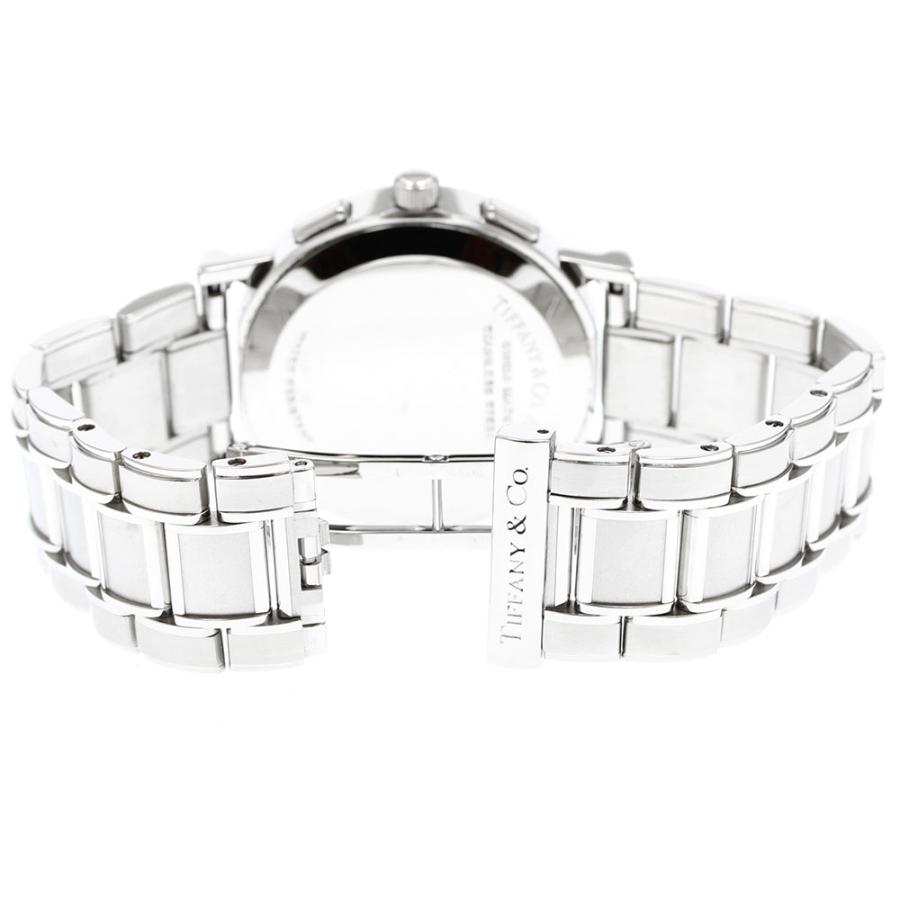 ティファニー TIFFANY&Co. Z0007.32.10A91B00A アトラス クロノグラフ 9Pダイヤ クォーツ レディース 良品 保証書付き_938588の画像