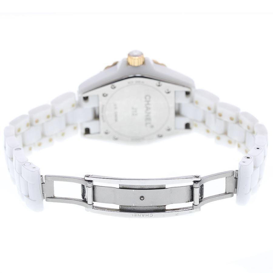 CHANEL J12 H2181 White ceramic 11P diamond PG bezel Quartz Ladies Watch CHANEL（シャネル） CHANEL H2181 J12 白セラミック 11Pダイヤ  main image 4