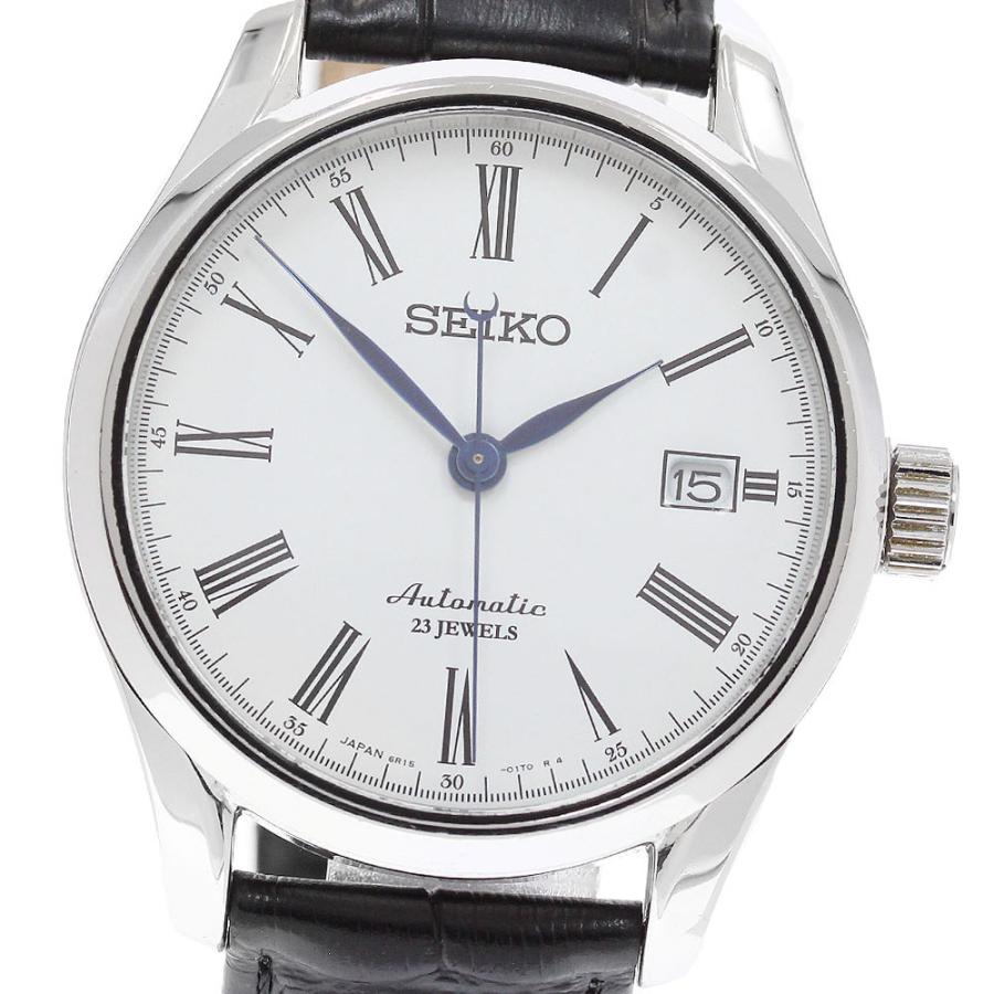 【希少】セイコー プレサージュ 6R15-02P0 自動巻 箱付 SEIKO（セイコー） SEIKO SARX019/6R15-02P0 プレサージュ デイト 自動