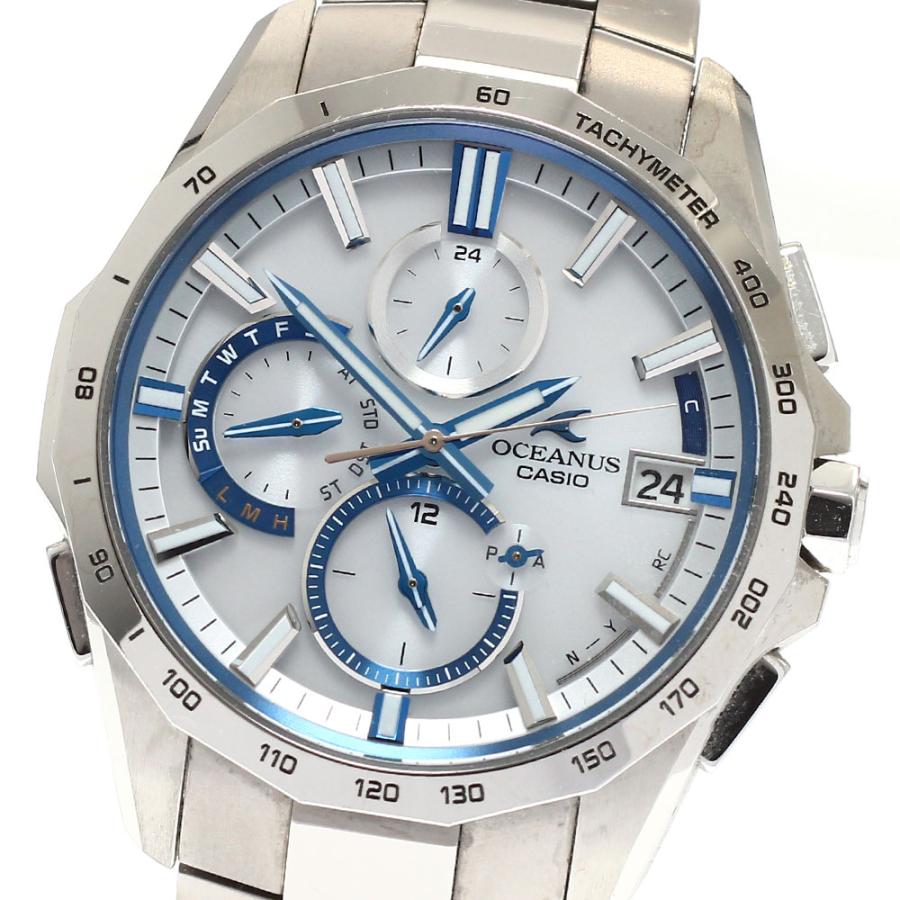 カシオ CASIO OCW-S4000F-7AJF オシアナス マンタ ソーラー電波 メンズ 箱・保証書付き_939609 CASIO（カシオ） CASIO OCW-S4000F-7AJF オシアナス マンタ ソーラー