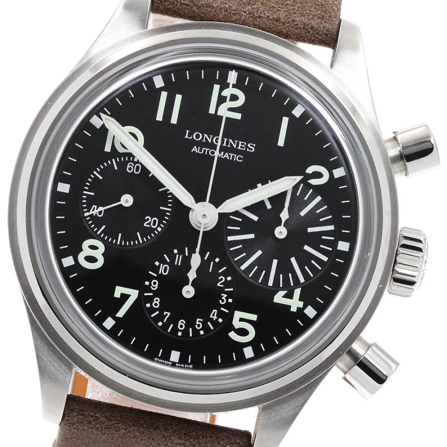 ロンジン LONGINES L2.816.4 アヴィゲーション ビッグアイ クロノグラフ 自動巻き メンズ _946909 LONGINES（ロンジン） LONGINES L2.816.4 アヴィゲーション ビッグアイ
