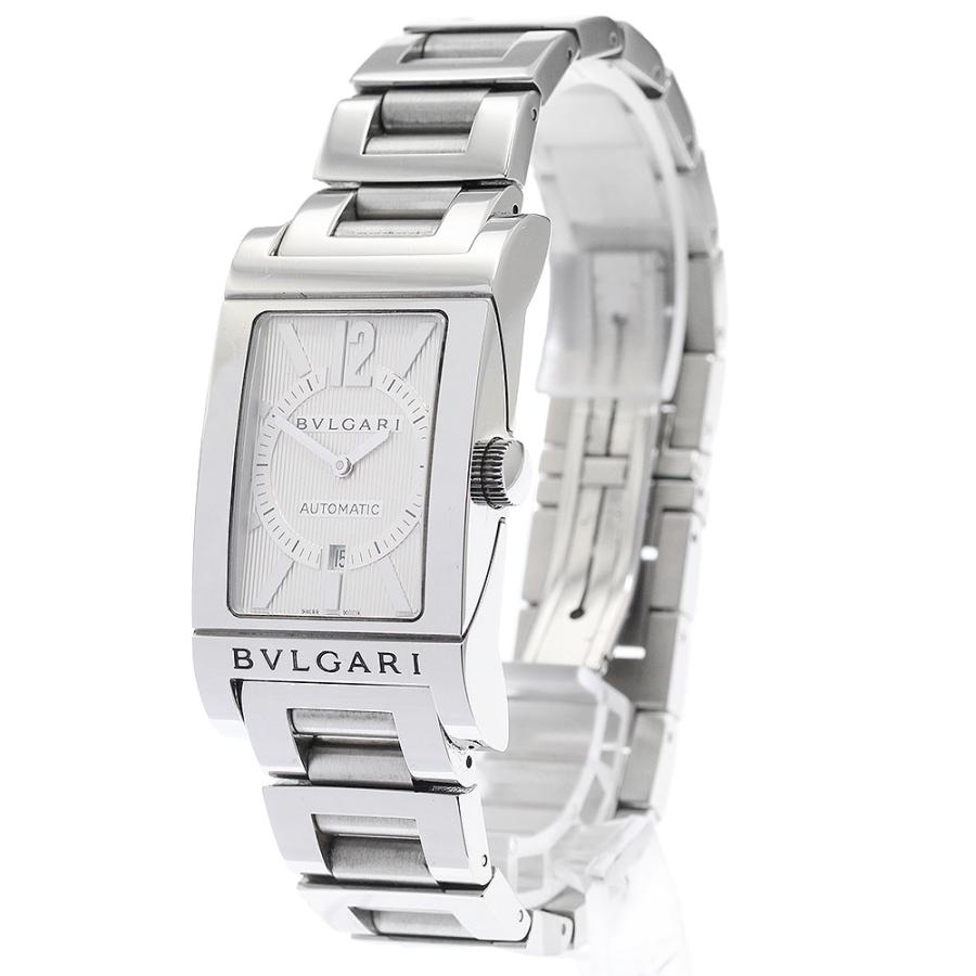ブルガリ RT45S レッタンゴロ シルバー　稼働品 BVLGARI（ブルガリ） BVLGARI RT45S レッタンゴロ デイト 自動巻き