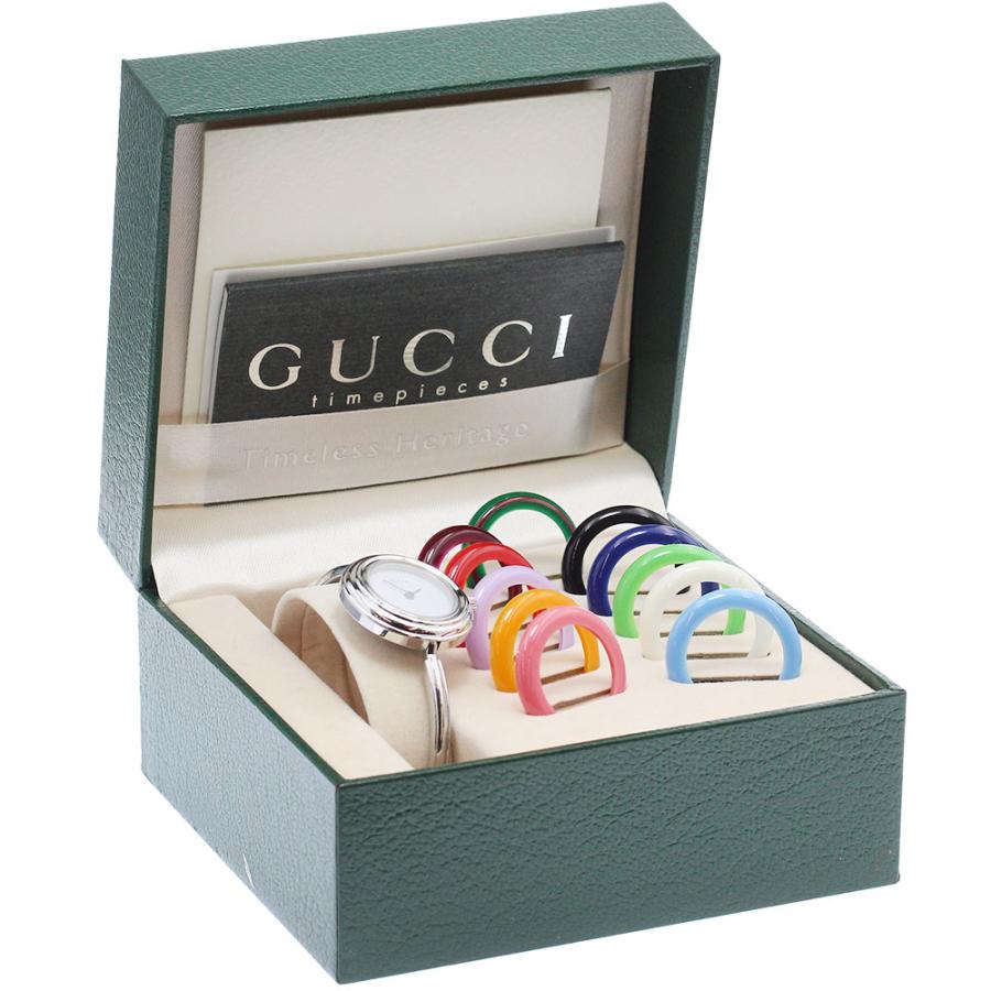 GUCCI（グッチ） GUCCI 11/12.2L チェンジベゼル クォーツ レディース