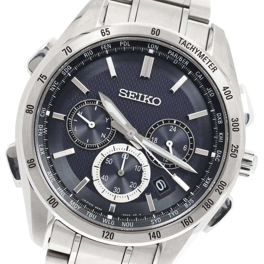 セイコー SEIKO 8B92-0AB0/SAGA193 ブライツ フライトエキスパート デイト ソーラー電波 メンズ _941834 SEIKO（セイコー） SEIKO 8B92-0AB0/SAGA193 ブライツ フライト