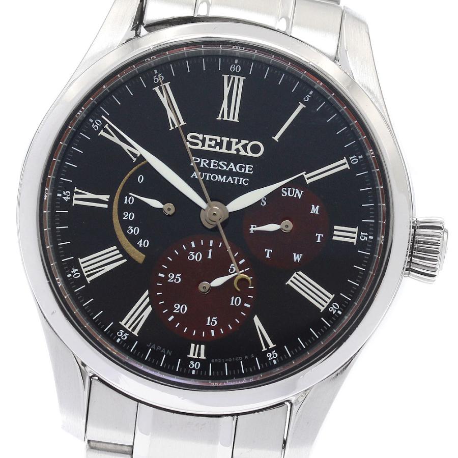 セイコー SEIKO SARW045/6R21-01F0 プレサージュ 漆・白檀塗限定モデル パワーリザーブ 自動巻き メンズ _941987 SEIKO（セイコー） SEIKO SARW045/6R21-01F0 プレサージュ 漆・白檀塗