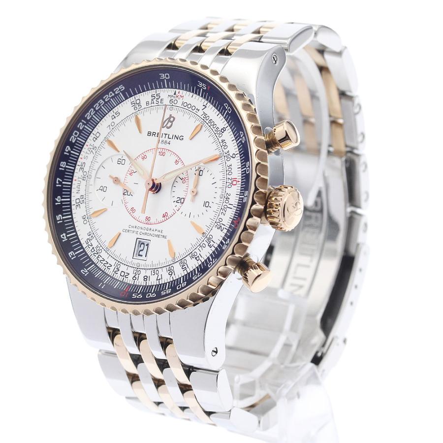 ブライトリング BREITLING C23340 ナビタイマー モンブリラン レジェンド K18PG/SS クロノグラフ 自動巻き メンズ 美品 _942147 ブライトリング（BREITLING） BREITLING C23340 ナビタイマー