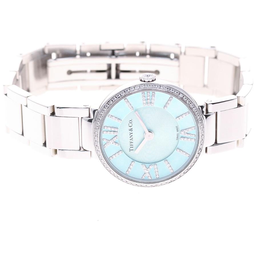ティファニー TIFFANY&amp;Co. Ref.63320811 アトラス ダイヤモンド クォーツ レディース 美品 箱付き_942203 TIFFANY&Co.（ティファニー） TIFFANY&Co. Ref.63320811 アトラス
