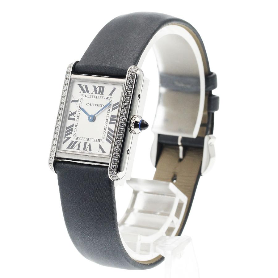 カルティエ W4TA0016 タンクマストSM ダイヤベゼル クォーツ Cartier（カルティエ） CARTIER W4TA0016 タンクマストSM ダイヤベゼル
