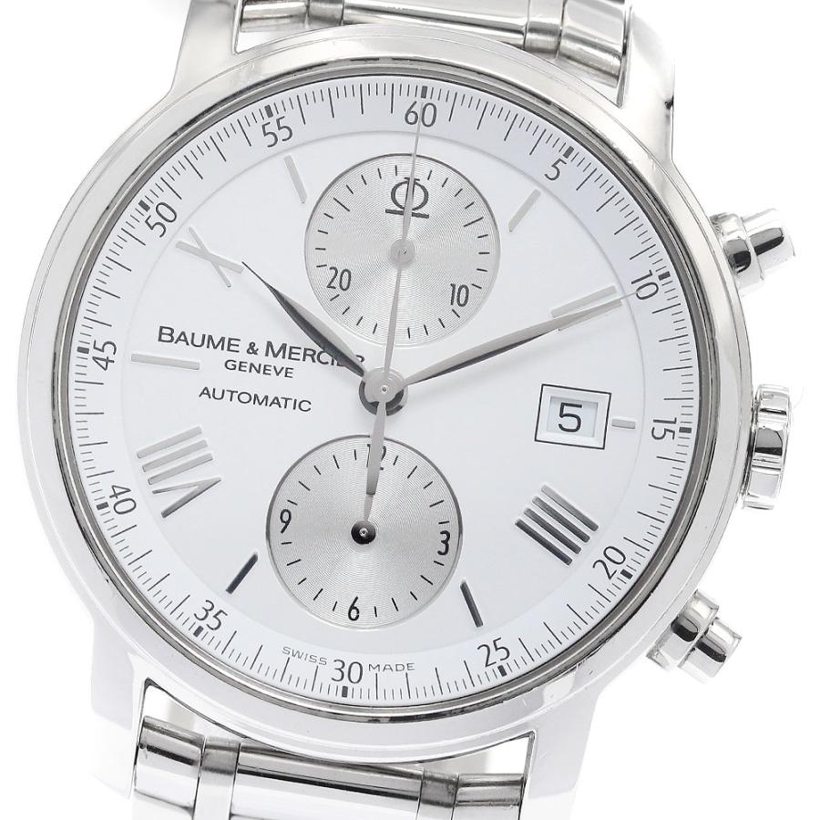 【美品・稼働品】 ボーム&メルシエ クラシマ クロノグラフ 自動巻き 65591 BAUME&MERCIER（ボーム&メルシエ） ボーム＆メルシェ Baume & Mercier