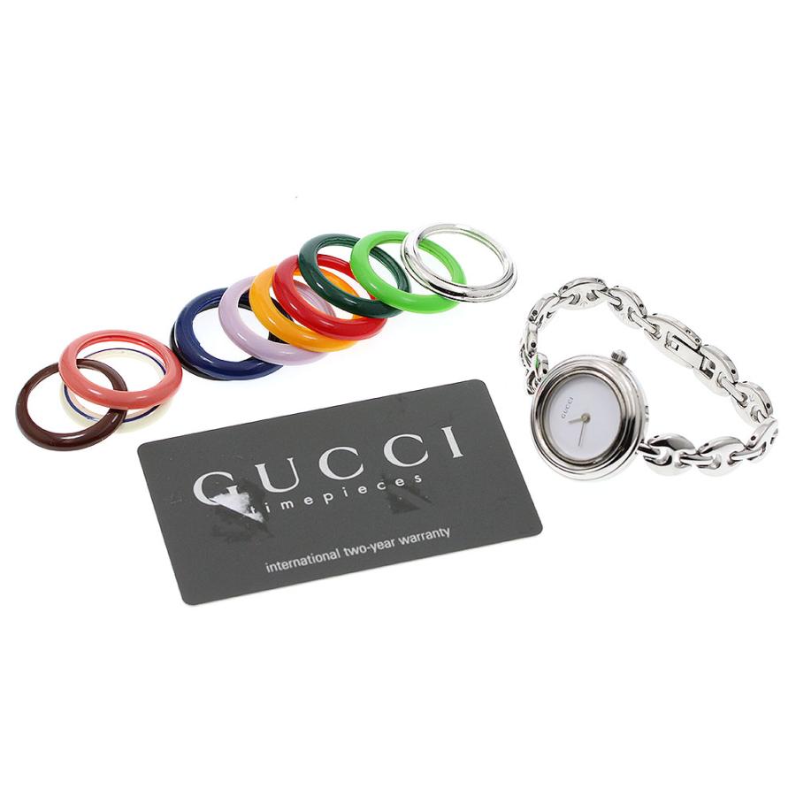 レディース GUCCI レディース アンティーク チェンジベゼル クォーツ