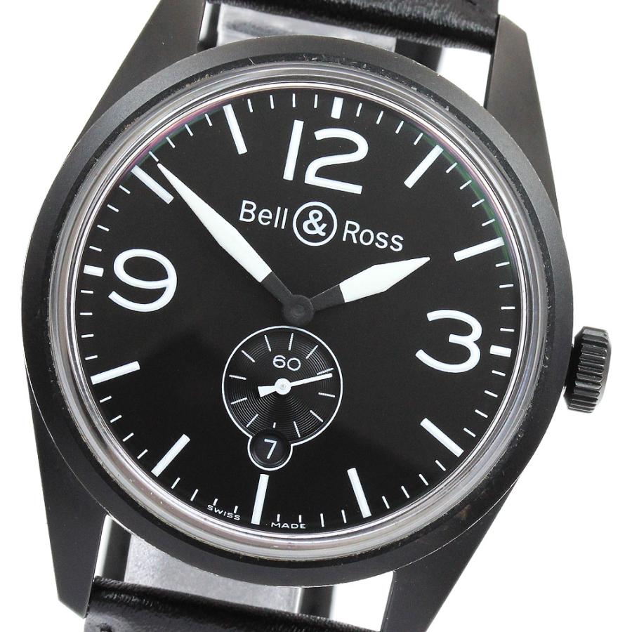 ベル＆ロス Bell＆Ross BR123-95-SC ヴィンテージ スモールセコンド デイト 自動巻き メンズ 良品 _942526 ベル&ロス Bell＆Ross BR123-95-SC ヴィンテージ スモールセコンド