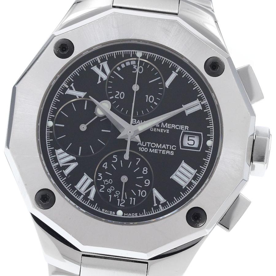 ボーム＆メルシェ Baume & Mercier 65541 リビエラ クロノグラフ デイト 自動巻き メンズ _942642 BAUME&MERCIER（ボーム&メルシエ） ボーム＆メルシェ Baume & Mercier
