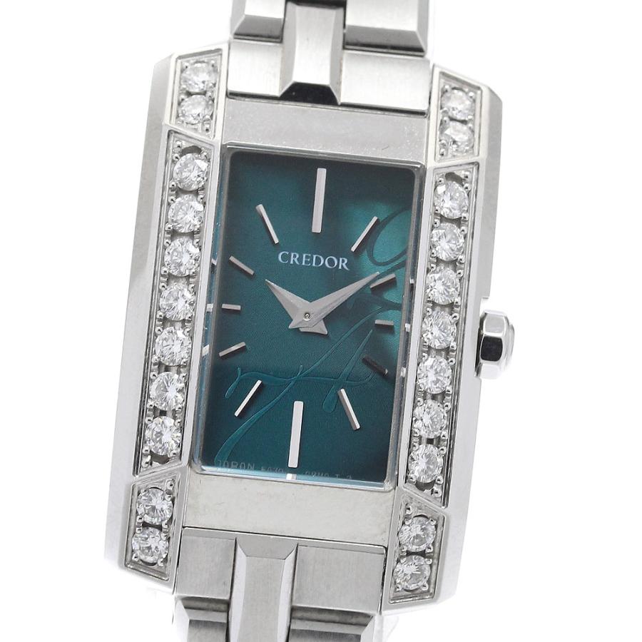 セイコー SEIKO GSWE935/5A70-0AY0 クレドール ノード サイドダイヤ クォーツ レディース _942818 SEIKO（セイコー） SEIKO GSWE935/5A70-0AY0 クレドール ノード サイド