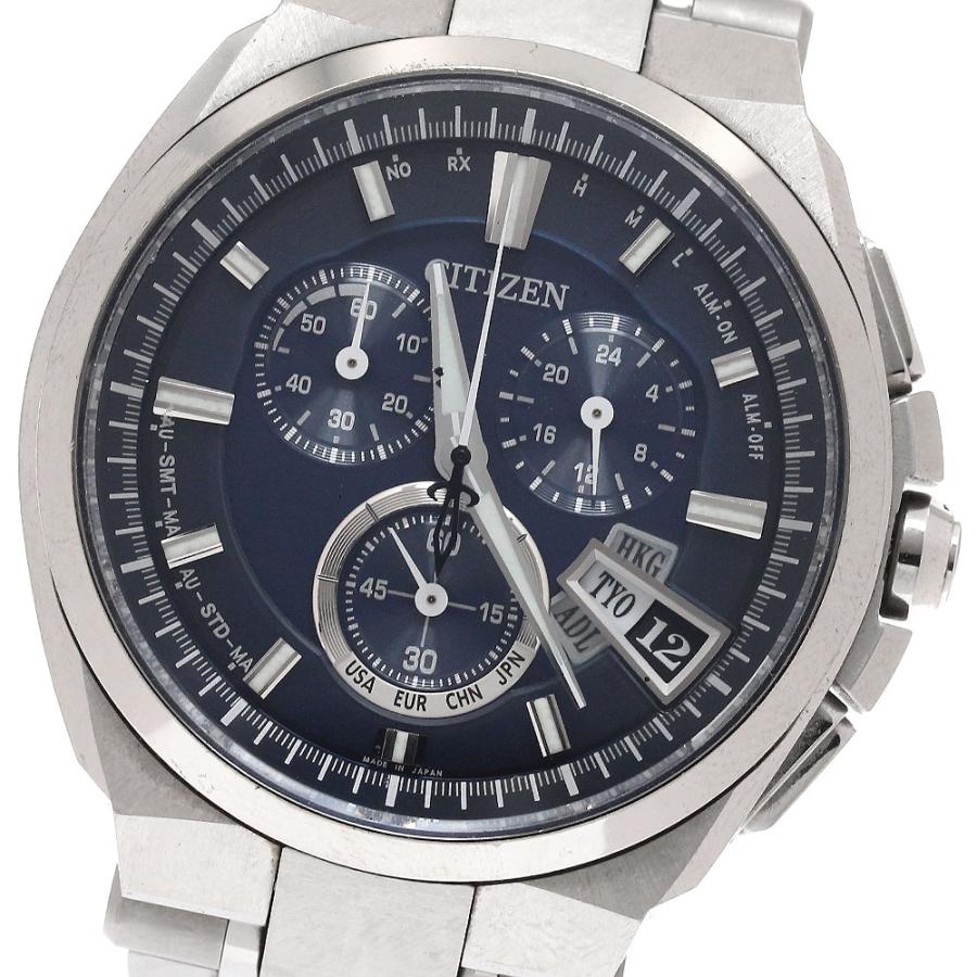 CITIZEN シチズン/アテッサ・ダイレクトフライト/メンズ/電波ソーラー/BY0040-51A/221******/ABランク/70【中古】 CITIZEN（シチズン） CITIZEN BY0040-51L/H610-T018050 アテッサ エコ
