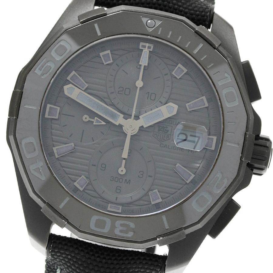 タグホイヤー TAG HEUER CAY218B.FC6370 アクアレーサー ブラックファントム キャリバー16 自動巻き メンズ 良品 箱・保証書付き_943211 TAG HEUER（タグ・ホイヤー） TAG HEUER CAY218B.FC6370 アクア
