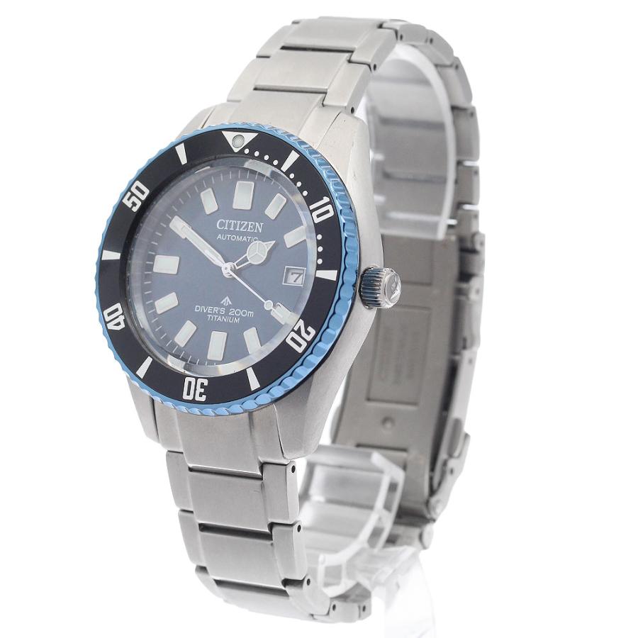 シチズン CITIZEN 9051-A5XNB05/NB6026-56L プロマスター マリーンシリーズ メカニカルダイバー 35周年記念 自動巻き メンズ 美品 _943241の画像
